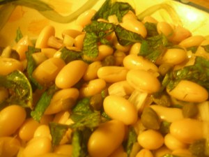 White Bean and Mint Salad